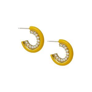Cloverpost Decade 14K Plated Cz Hoops